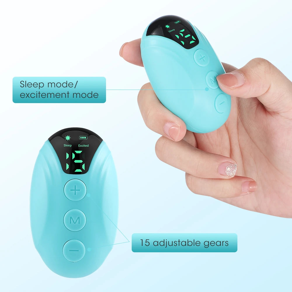 Handheld CES Sleep Aid Microcurrent EMS Pulse Device Hypnosis Insomnia Mental Stress Pressure Relief Anxiety Eliminat Relax