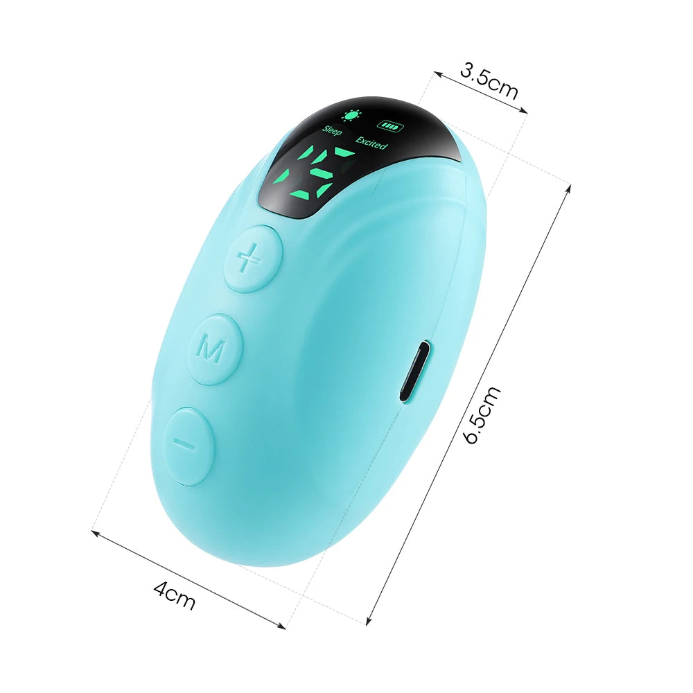 Handheld CES Sleep Aid Microcurrent EMS Pulse Device Hypnosis Insomnia Mental Stress Pressure Relief Anxiety Eliminat Relax