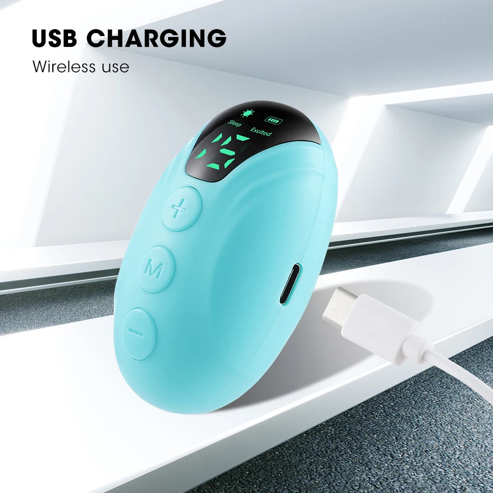Handheld CES Sleep Aid Microcurrent EMS Pulse Device Hypnosis Insomnia Mental Stress Pressure Relief Anxiety Eliminat Relax