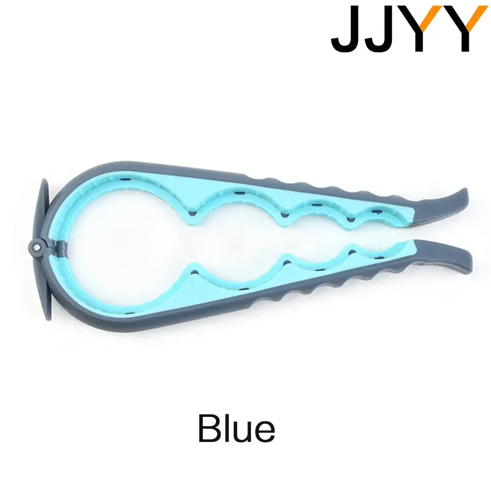 4-in-1 Multi-Function Can Opener – Bottle Cap Twister with Anti-Slip Handle for Cans & Beverages