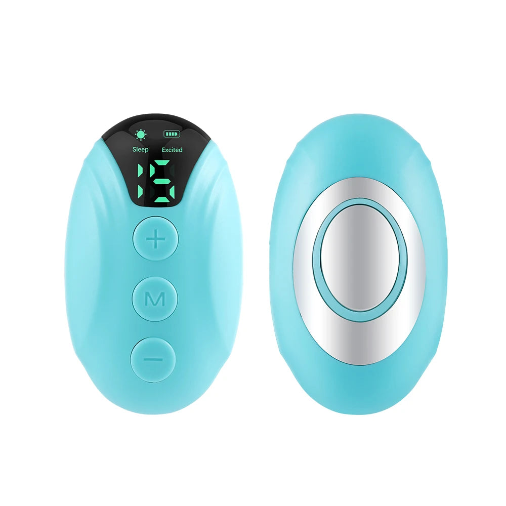 Handheld CES Sleep Aid Microcurrent EMS Pulse Device Hypnosis Insomnia Mental Stress Pressure Relief Anxiety Eliminat Relax